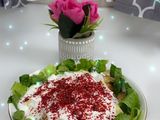 سلطة الشاورما مع البطاطس