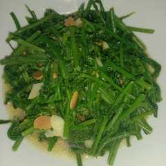 ยอดผักกูดผัดเต้าเจี้ยว (Stir-fried Fiddlehead Fern with Salted Soybeans)-レシピのメイン写真