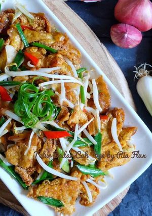 Foto resep Telur Dadar Cah Toge