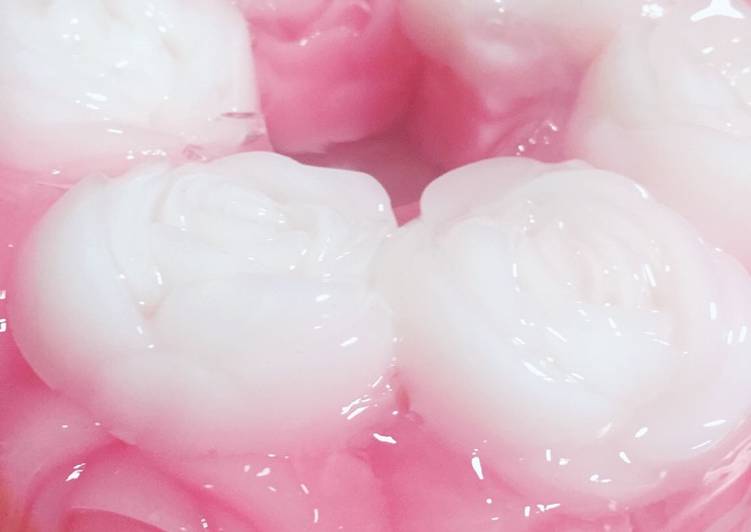 Bumbu 💐Puding Kaca mawar 💐 | Langkah Membuat 💐Puding Kaca mawar 💐 Yang Sempurna