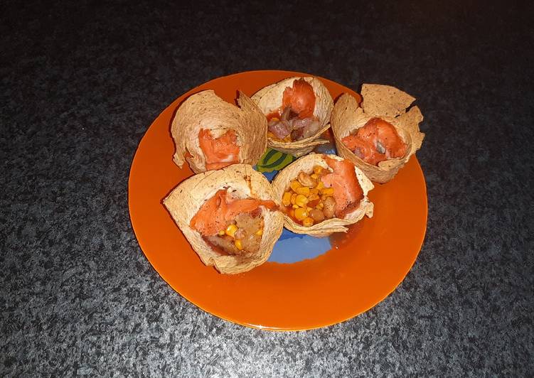 Proses mengolah Keranjang tortilla yang Bisa Manjain Lidah