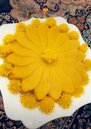 عکسی از دستور حلوا شیر ❤️