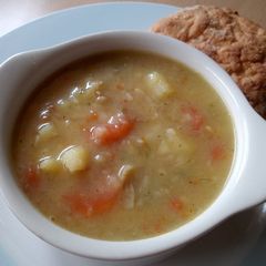 A picture of Vickys Traditional Scottish Tattie Soup, GF DF EF SF NF.