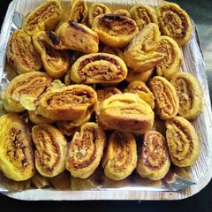 A picture of Roasted/Baked Bhakarwadi.