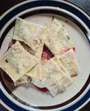 Ravioles con queso y espinaca