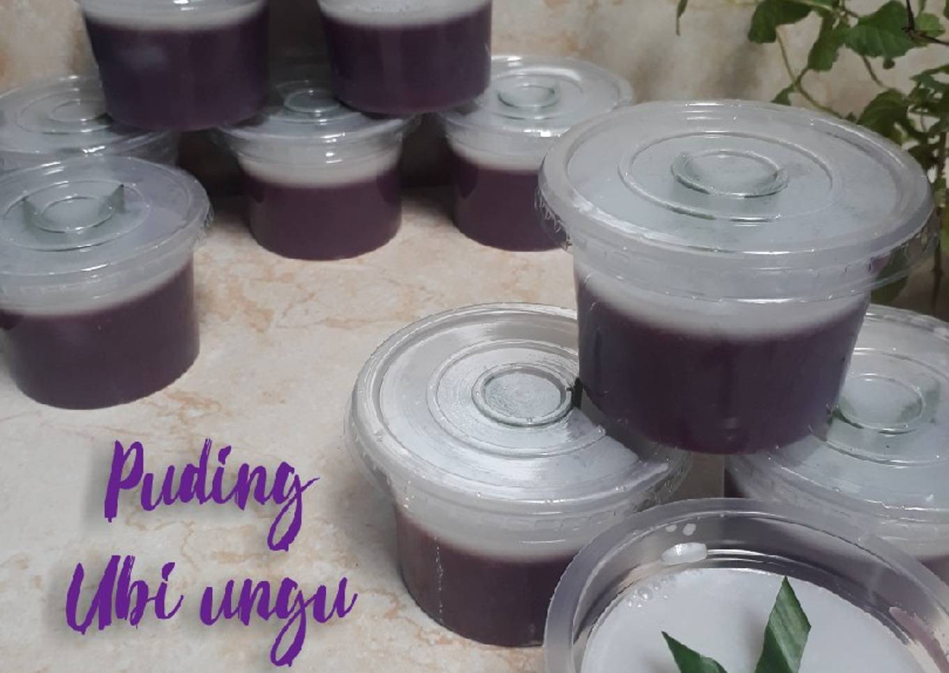 Puding Ubi Ungu