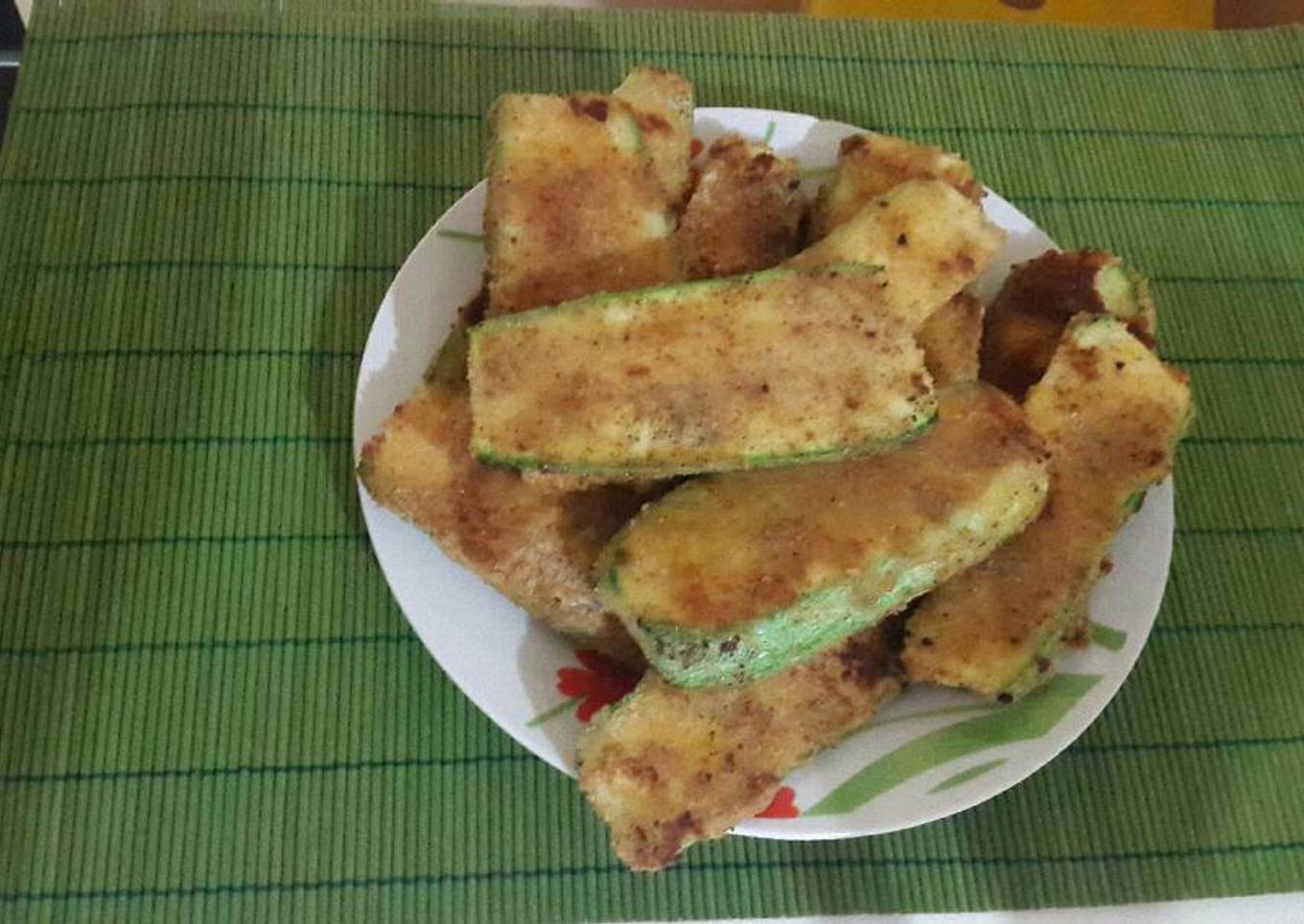 Calabacitas empanizadas
