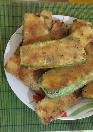 Una foto de Calabacitas empanizadas