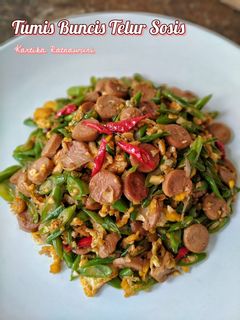 Foto resep 67. Tumis Buncis Telur Sosis