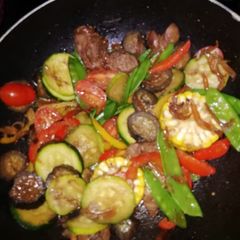 A picture of Stir fry vegetables #themechallenge.