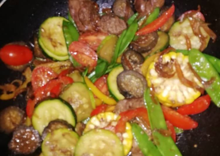 Steps to Make Quick Stir fry vegetables #themechallenge