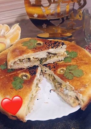 صورة لوصفة فطيرة محشية 🧀