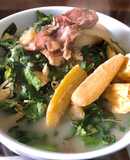 Canh Chuối Đậu Xương Heo (Om Với Mẻ)