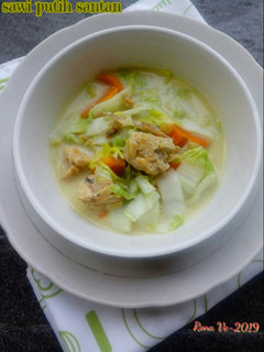 Foto resep Sawi putih santan