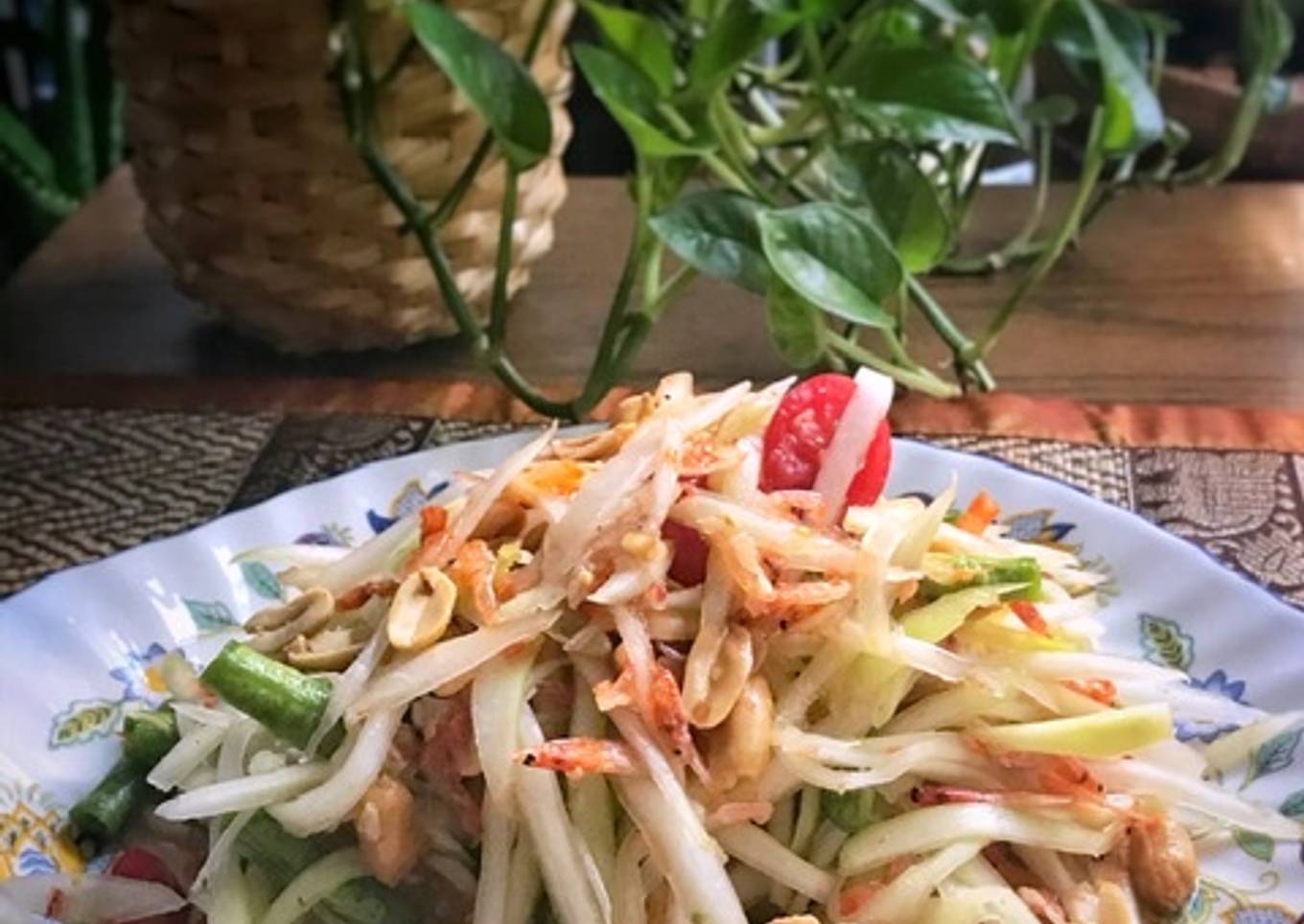 14. Somtam ala thailand/salad pepaya hijau