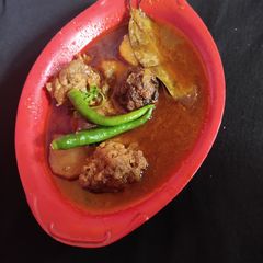 Kofta aloo korma A picture of Kofta aloo korma.