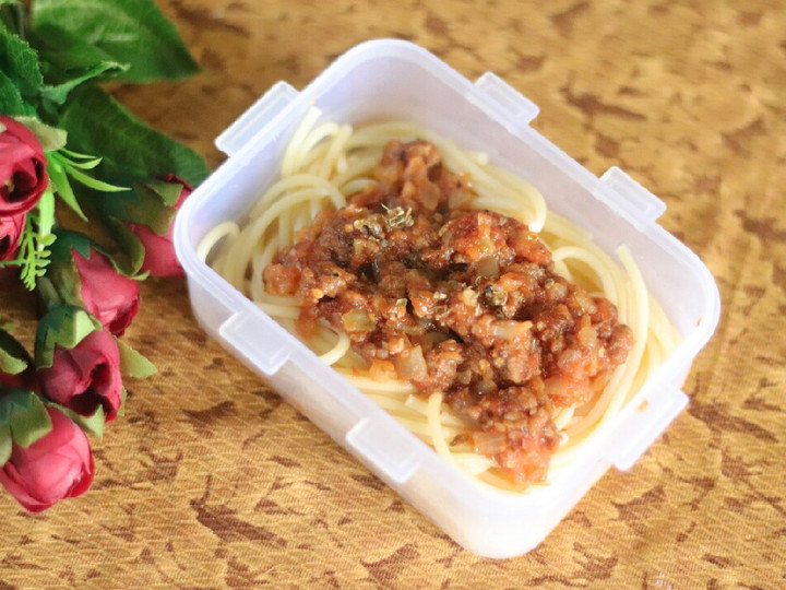 Anti Ribet, Buat Spaghetti bolognese (Saos Homemade) MPASI 12 Bulan Rumahan