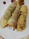 Rollitos de milanesa con vegetales