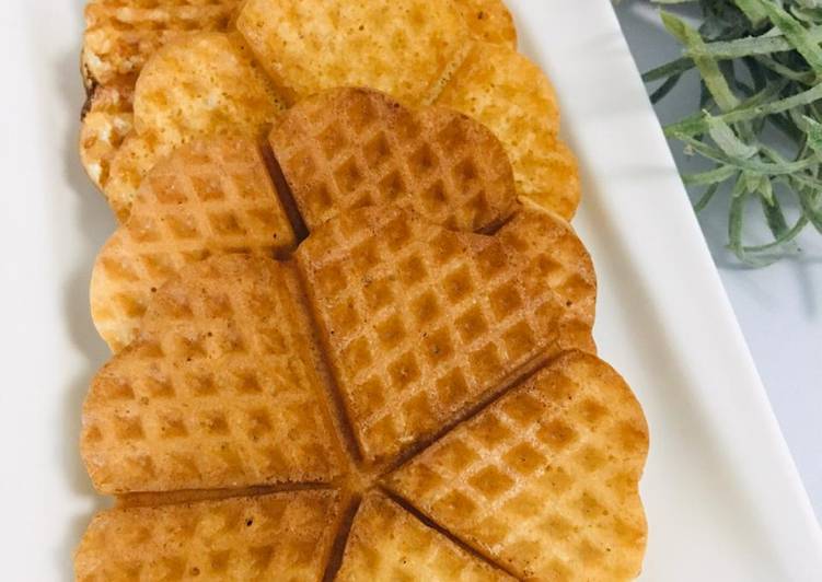 Waffle dengan Sourdough Starter