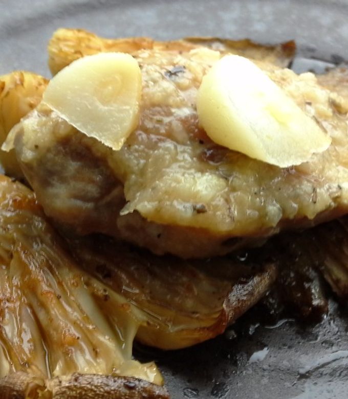Foto principal de Pechugas de codorniz con setas al horno