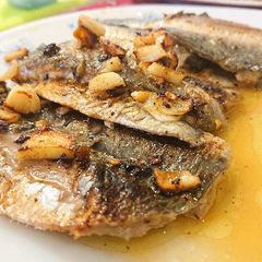 A picture of Pan-Fried Sardine Fillets.