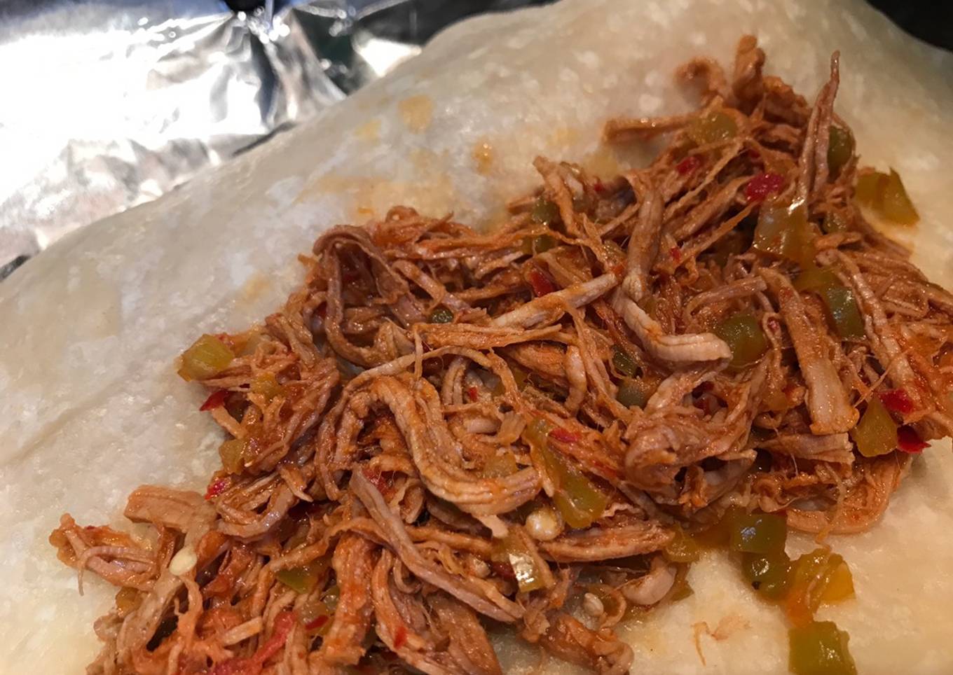 Burrito: carne deshebrada 🥩🤗