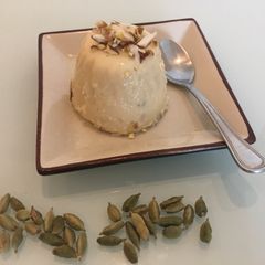 A picture of Indian Panacotta delight.