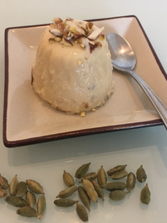 A picture of Indian Panacotta delight.