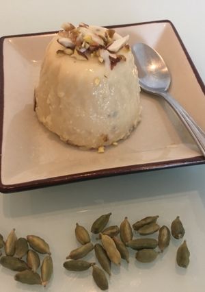 A picture of Indian Panacotta delight.