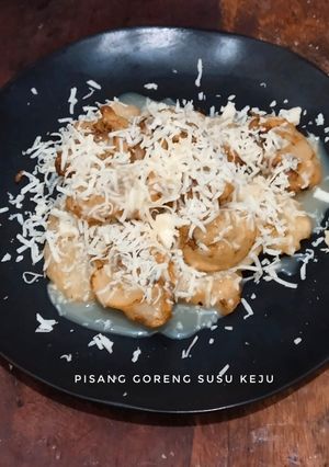 Foto resep # 182 : Pisang goreng susu keju