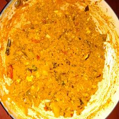 Radish Egg Fry - Mullangi Muttai poriyal A picture of Radish Egg Fry - Mullangi Muttai poriyal.