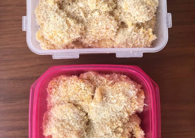 Resep Ayam Katsu Homemade (Stok Frozen) Anti Gagal