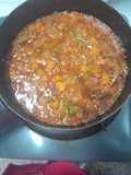 Picadillo de chorizo con zanahoria y pimiento
