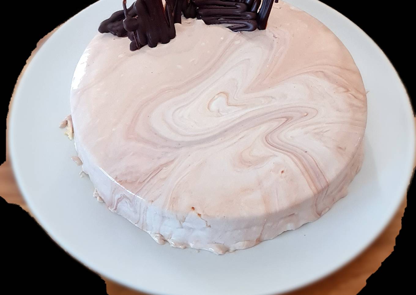 Glaseado de chocolate blanco (opcional darle color)