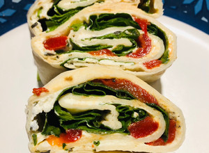A picture of Spinach and Cream Cheese Pinwheels.