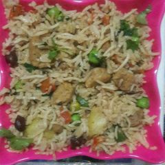 A picture of Soyabean Rice.
