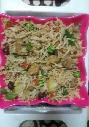 A picture of Soyabean Rice.