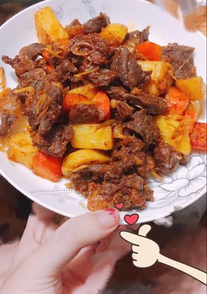Hình của món Bò kho củ quả.