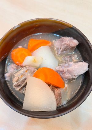 蘿蔔排骨湯 的食譜成品照片