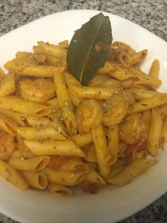 A picture of Prawn Penne.