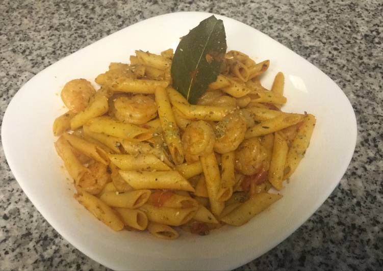 Steps to Prepare Favorite Prawn Penne