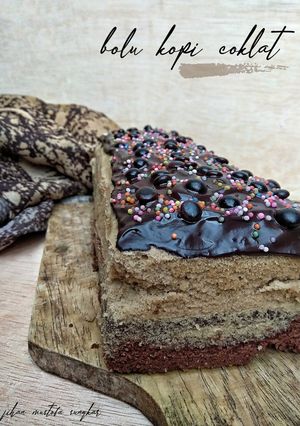 Foto resep 52. bolu kopi coklat #cloversweetesmoment