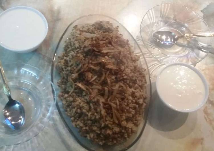 مجدرة البرغل السورية