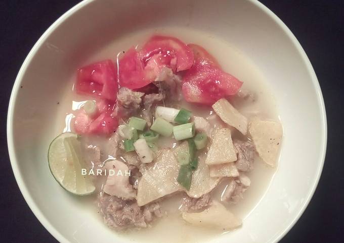 Resep bikin Soto betawi  enak