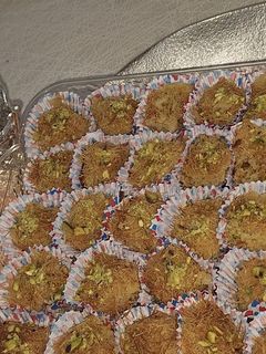 صورة لوصفة بسبوسة بالحليب المكثف وشعير باكستانية