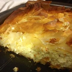 A picture of Cheese "fillo" pie (tyropita).