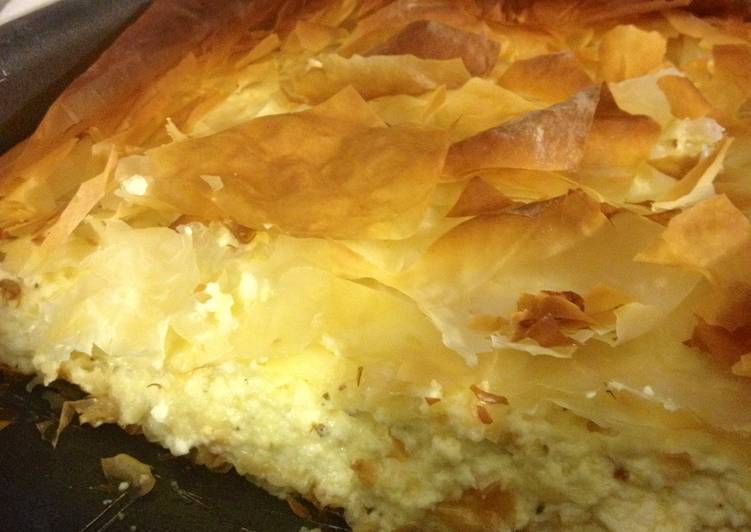 Recipe of Ultimate Cheese “fillo” pie (tyropita)