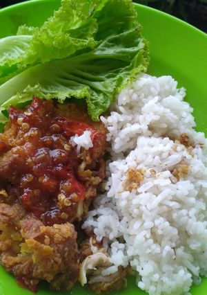Foto resep Sambal ayam geprek