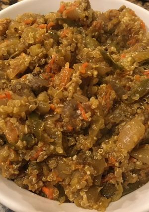 Una foto de Berenjena & Quinoa