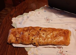 Una foto de Strudel de manzana